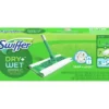 Swiffer Sweeper 2-in-1, Dry And Wet Multi Surface Floor Cleaner, Sweeping And Mopping Starter Kit. Includes 1 Mop + 10 Refills