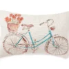 Prairie Bike Throw Pillow