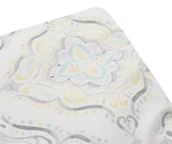 Real Living Yellow & Aqua Medallion Comforter Set -Hoover Sales Store 810505378 1