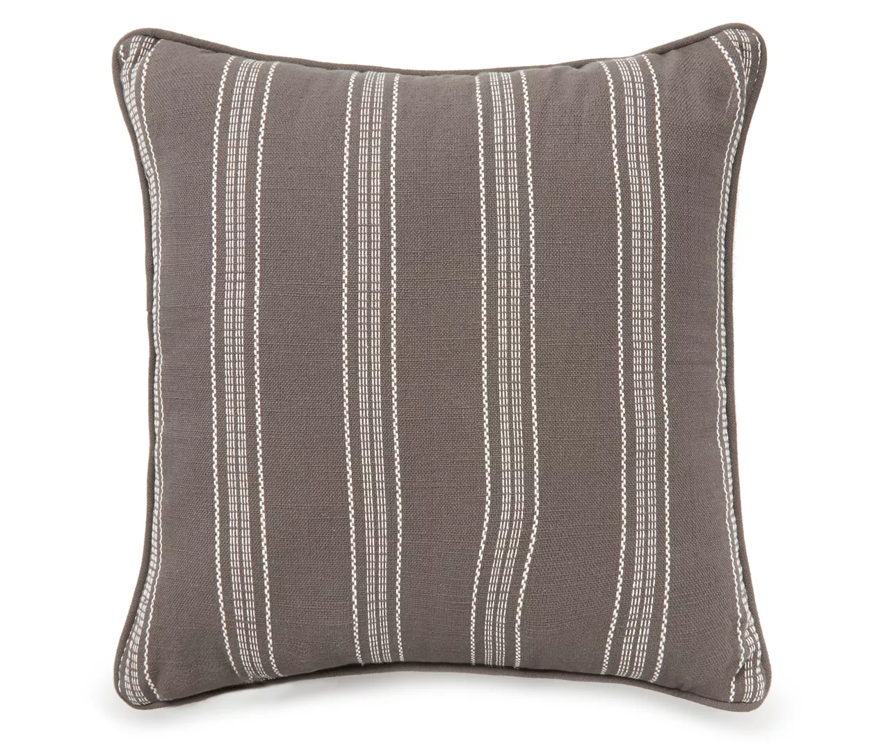 "Stay Awhile" Charcoal Gray Throw Pillow 2 "Stay Awhile" Charcoal Gray Throw Pillow - Image 2