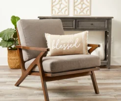 "Simply Blessed" Natural Beige Lumbar Throw Pillow 6 "Simply Blessed" Natural Beige Lumbar Throw Pillow -Hoover Sales Store 810514613 2