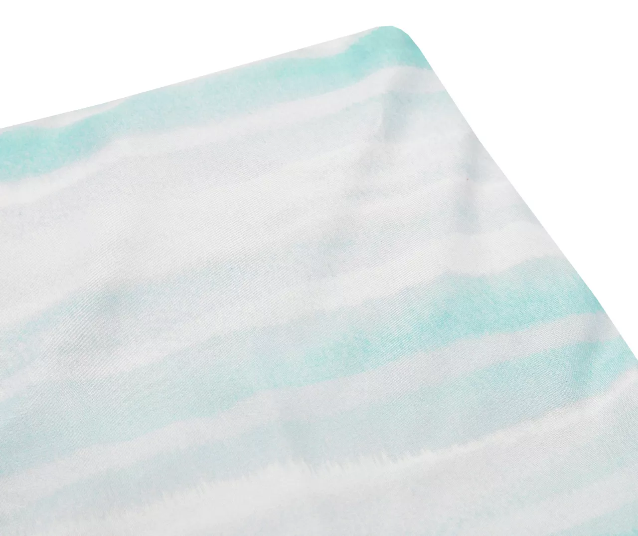 Aqua & Gray Stripe Queen 14-Piece Reversible Comforter Set 2 Aqua & Gray Stripe Queen 14-Piece Reversible Comforter Set - Image 2