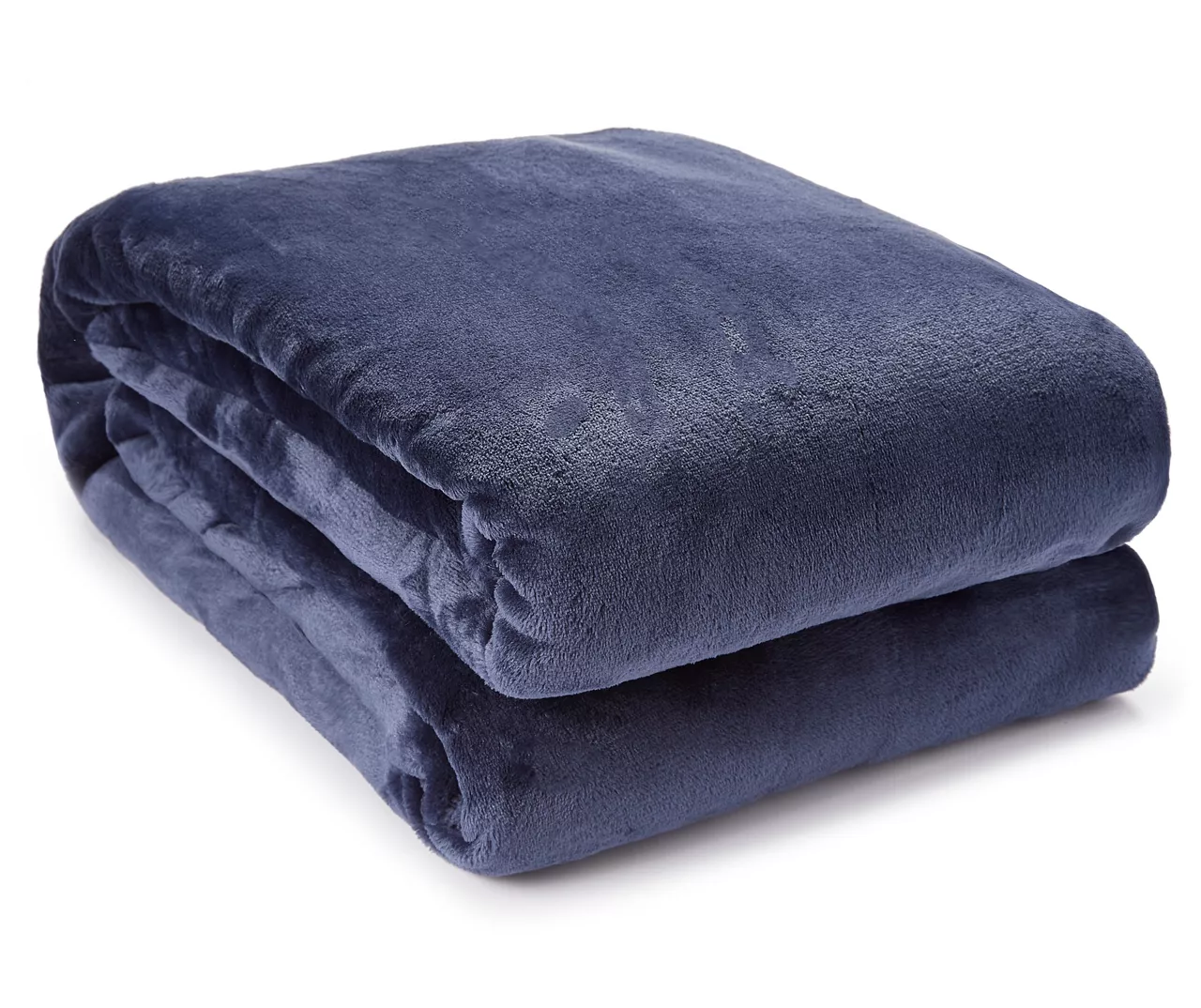 Navy Queen/King Velvet Plush Blanket 2 Navy Queen/King Velvet Plush Blanket - Image 2