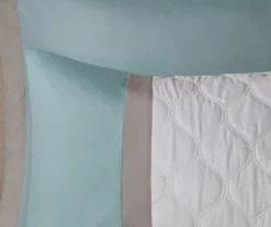 Stacie Seafoam Queen 8-Piece Comforter Set 16 Stacie Seafoam Queen 8-Piece Comforter Set -Hoover Sales Store 810523118 810523120 5