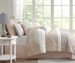 Stacie Blush King 8-Piece Comforter Set -Hoover Sales Store 810523119 810523121 2