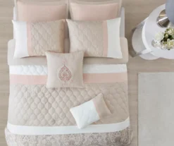 Stacie Blush King 8-Piece Comforter Set -Hoover Sales Store 810523119 810523121 3