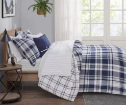 Leroy Navy Twin 6-Piece Reversible Comforter Set -Hoover Sales Store 810523123 810523125 810523126 810523127 4 1