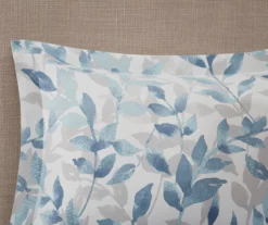 Leisha Blue Queen 8-Piece Reversible Comforter Set -Hoover Sales Store 810523128 810523131 810523129 810523130 10