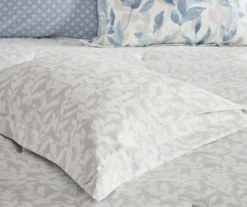 Leisha Blue Queen 8-Piece Reversible Comforter Set -Hoover Sales Store 810523128 810523131 810523129 810523130 12
