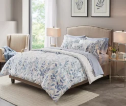 Leisha Blue King 8-Piece Reversible Comforter Set -Hoover Sales Store 810523128 810523131 810523129 810523130 2 1