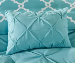 Hayden Aqua Full/Queen Reversible 5-Piece Comforter Set 13 Hayden Aqua Full/Queen Reversible 5-Piece Comforter Set -Hoover Sales Store 810523132 810523134 5