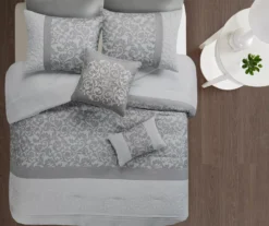 Casey Embroidered Comforter Set -Hoover Sales Store 810523138 810523139 2 1