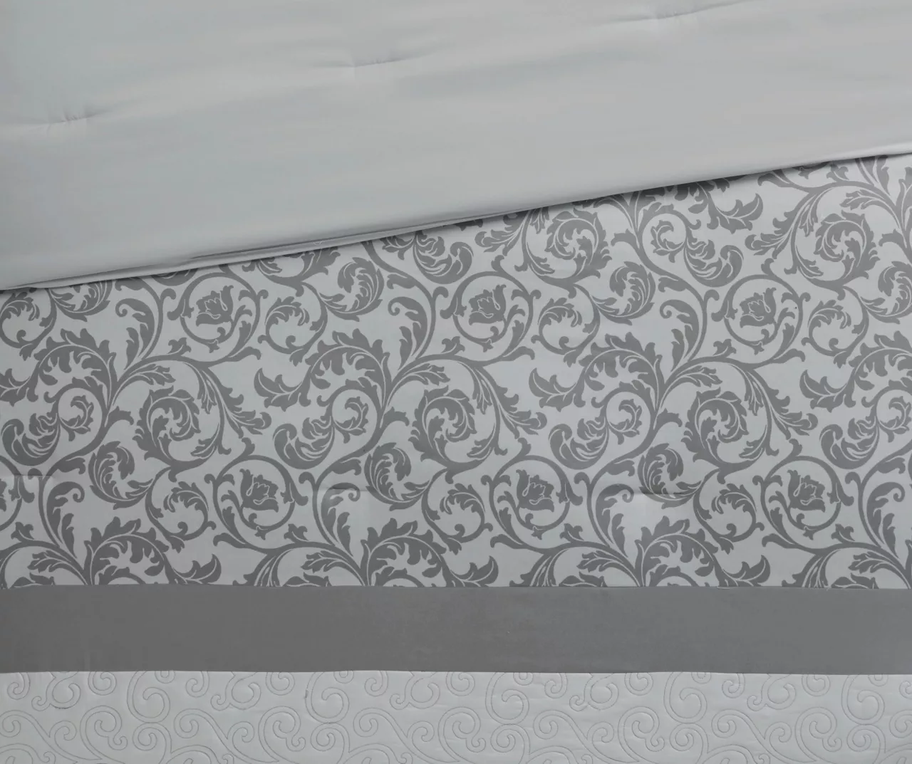 Casey Gray Embroidered Queen 8-Piece Comforter Set 4 Casey Gray Embroidered Queen 8-Piece Comforter Set - Image 4