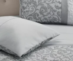 Casey Gray Embroidered Queen 8-Piece Comforter Set 23 Casey Gray Embroidered Queen 8-Piece Comforter Set -Hoover Sales Store 810523138 810523139 7
