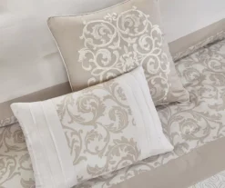 Casey Neutral Embroidered King 8-Piece Comforter Set -Hoover Sales Store 810523145 810523146 7 2