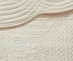 Genoa Scalloped Coverlet Set -Hoover Sales Store 810523156 810523160 3