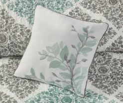 Arbor Aqua Reversible Coverlet Set -Hoover Sales Store 810523161 810523162 7