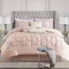 Piedmont Blush Tufted Queen 7-Piece Comforter Set