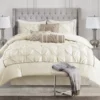 Piedmont Ivory Tufted Full 7-Piece Comforter Set