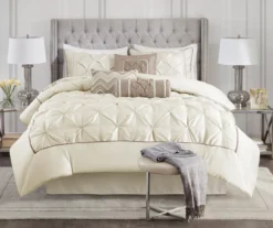 Piedmont Ivory Tufted Full 7-Piece Comforter Set