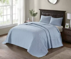 Vancouver Blue King 3-Piece Bedspread Set -Hoover Sales Store 810523204 810523215 810523236 810523246 3