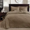 Vancouver Mocha King 3-Piece Bedspread Set