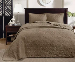 Vancouver Mocha King 3-Piece Bedspread Set