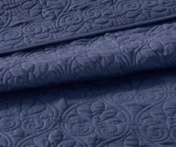 Vancouver Navy King 3-Piece Bedspread Set 16 Vancouver Navy King 3-Piece Bedspread Set -Hoover Sales Store 810523210 810523240 810523250 810523255 4