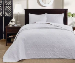 Vancouver White Full 3-Piece Bedspread Set