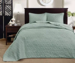 Vancouver Seafoam Full 3-Piece Bedspread Set