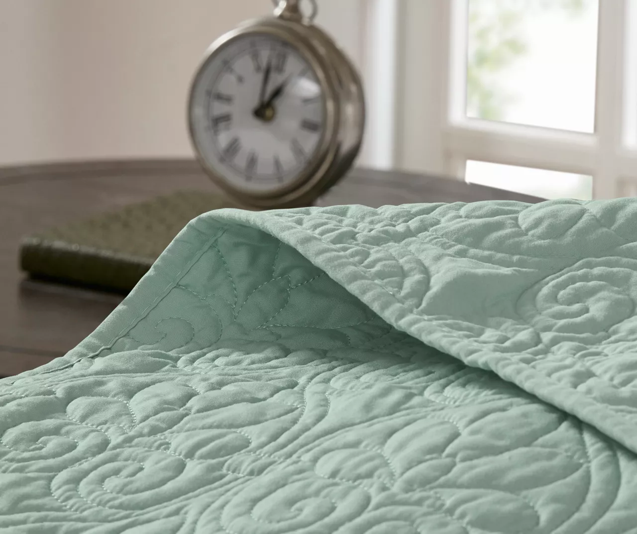 Vancouver Seafoam Full 3-Piece Bedspread Set 6 Vancouver Seafoam Full 3-Piece Bedspread Set - Image 6