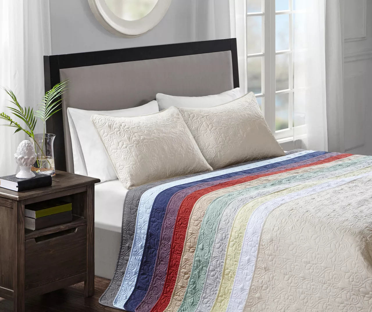 Vancouver Seafoam Full 3-Piece Bedspread Set 9 Vancouver Seafoam Full 3-Piece Bedspread Set - Image 9