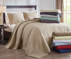 Vancouver Seafoam Full 3-Piece Bedspread Set 21 Vancouver Seafoam Full 3-Piece Bedspread Set -Hoover Sales Store 810523213 810523238 810523248 810523258 9 1