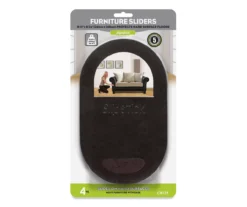 Slipstick 9.5" Oval Felt Furniture Sliders, 4-Pack