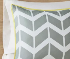 Darcy Yellow Chevron Duvet Cover Set -Hoover Sales Store 810538039 810538040 810538044 5 1