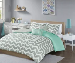 Darcy Yellow Chevron Duvet Cover Set -Hoover Sales Store 810538041 810538042 810538043 1