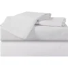 White Microfiber Full 4-Piece Sheet Set