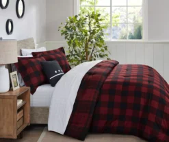 Red Buffalo Plaid Rochester Reversible King 8-Piece Comforter Set -Hoover Sales Store 810547533 810547534 810547687 810547688 810547689 2 2