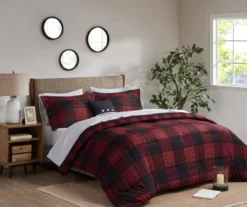 Red Buffalo Plaid Rochester Reversible Comforter Set -Hoover Sales Store 810547533 810547534 810547687 810547688 810547689 5