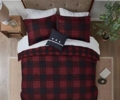 Red Buffalo Plaid Rochester Reversible Queen 8-Piece Comforter Set -Hoover Sales Store 810547533 810547534 810547687 810547688 810547689 7 1