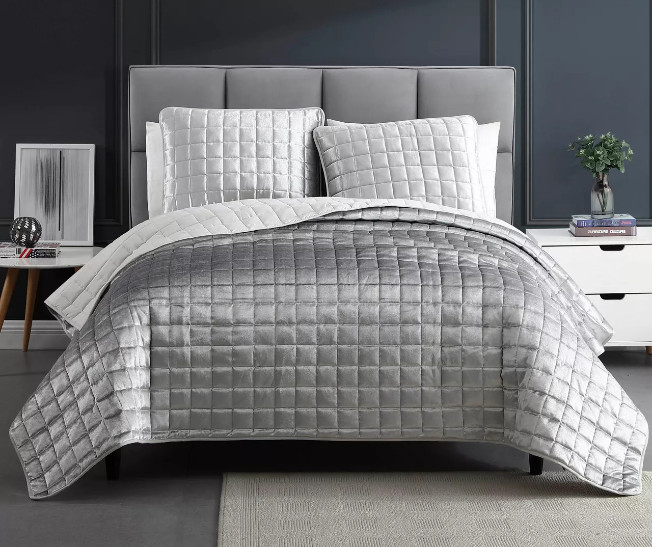Square-Quilted Lyndon Coverlet Comforter Set 2 Square-Quilted Lyndon Coverlet Comforter Set - Image 2