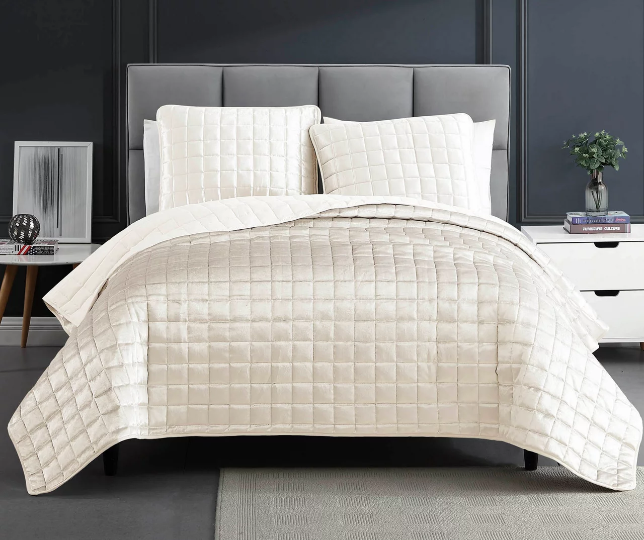Square-Quilted Lyndon Coverlet Comforter Set 11 Square-Quilted Lyndon Coverlet Comforter Set - Image 11
