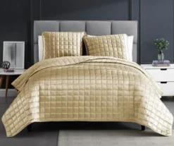 Square-Quilted Lyndon Coverlet Comforter Set 29 Square-Quilted Lyndon Coverlet Comforter Set -Hoover Sales Store 810547717