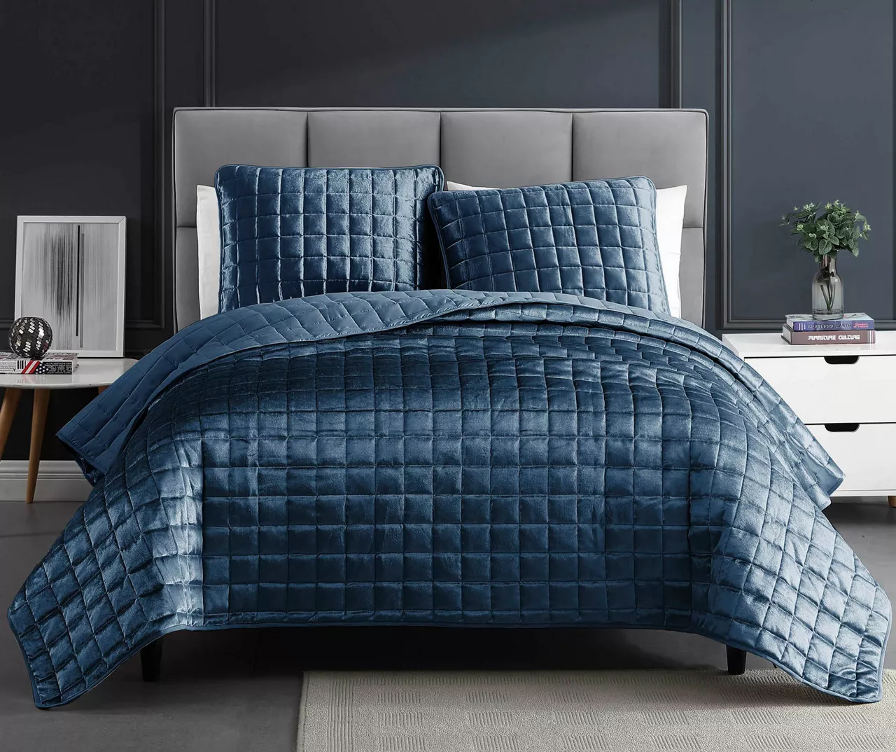 Square-Quilted Lyndon Coverlet Comforter Set 12 Square-Quilted Lyndon Coverlet Comforter Set - Image 12