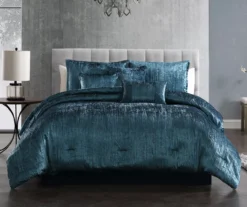 Velvet Crinkle Turin Comforter Set -Hoover Sales Store 810547751