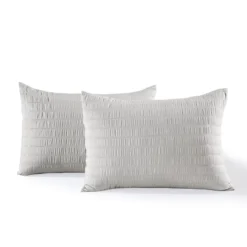 Farmhouse Light Gray Seersucker King 5-Piece Comforter Set -Hoover Sales Store 810552777 31