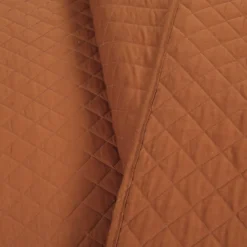 Ava Rust Diamond-Quilted Full/Queen 3-Piece Quilt Set -Hoover Sales Store 810552961 4