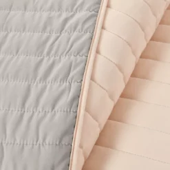 Soft Rose Stripe All-Season Twin XL 2-Piece Coverlet Quilt Set -Hoover Sales Store 810552973 41 1