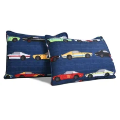 Multicolor Race Cars Quilt Set 26 Multicolor Race Cars Quilt Set -Hoover Sales Store 810553018 3