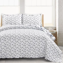 Scandinavian Floral Quilt Set -Hoover Sales Store 810553020 21